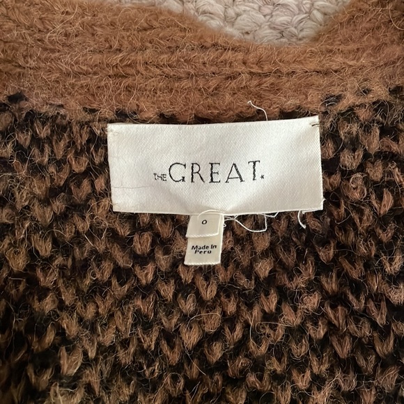 “The Great” polkadot Alpaca cardigan - Picture 2 of 2